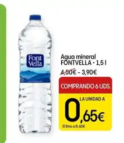 Dialprix FONTVELLA Agua mineral oferta