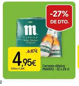 Dialprix MAHOU Cerveza clásica oferta