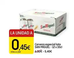 Dialprix SAN MIGUEL Cerveza especial lata oferta