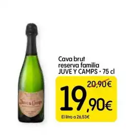 Dialprix JUVE Y CAMPS Cava brut reserva familia oferta