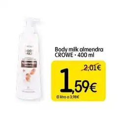 Dialprix CROWE Body milk almendra oferta