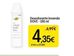 Dialprix DOVE Desodorante lavanda oferta