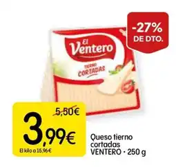 Dialprix VENTERO Queso tierno cortadas oferta