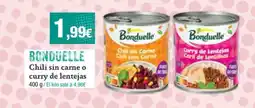 Dialprix BONDUELLE Chili sin carne o curry de lentejas oferta