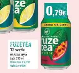 Dialprix FUZETEA Té verde maracuyá oferta