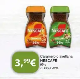 Dialprix NESCAFÉ Caramelo o avellana oferta