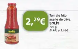 Dialprix SOLÍS Tomate frito aceite de oliva oferta