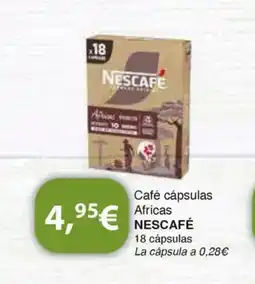 Dialprix NESCAFÉ Café cápsulas Africas oferta