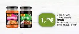 Dialprix MAGGI Salsa teriyaki o tikka masala oferta