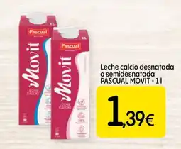 Dialprix PASCUAL MOVIT Leche calcio desnatada o semidesnatada oferta