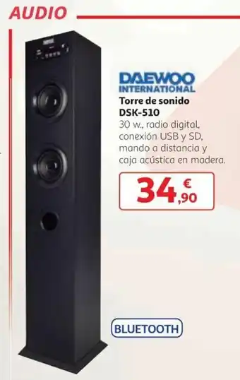 Alcampo Daewoo International Torre de sanido DSK-510 oferta