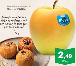 Sorli Poma Golden especial Marlene d'Itàlia oferta