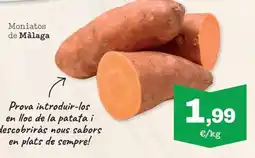 Sorli Moniatos de Màlaga oferta