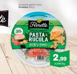 Sorli FLORETTE Barqueta pasta i ruca oferta