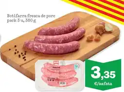 Sorli Botifarra fresca de porc oferta