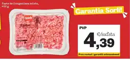Sorli Pasta de llonganissa mixta oferta