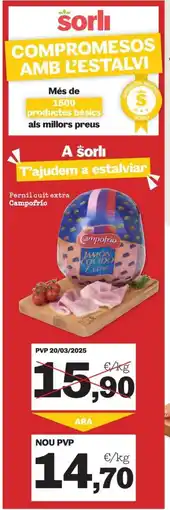 Sorli CAMPOFRIO Pernil cuit extra oferta