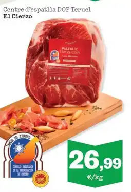 Sorli EL CIERZO Centre d'espatlla DOP Teruel oferta