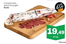 Sorli SORLI Llonganissa extra de pagès oferta