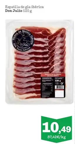 Sorli Espatlla de gla ibèrica Don Julio oferta
