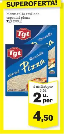 Sorli TGT Mozzarella ratllada especial pizza oferta