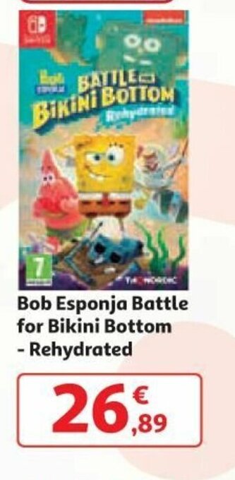 Alcampo Bob Esponja Battle for Bikini Bottom- Rehydrated oferta