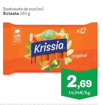 KRISSIA Bastonets de surimi
