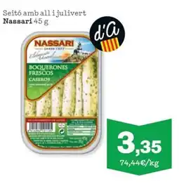 Sorli NASSARI Seitó amb all i julivert oferta