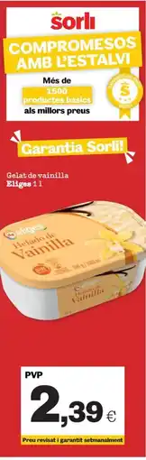 Sorli IFA ELIGES Gelat de vainilla oferta