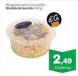 Sorli Mongetes amb salsa verda Muñido & Garrido oferta
