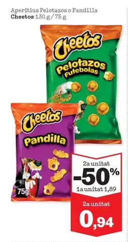 Sorli CHEETOS Aperitius Pelotazos o Pandilla oferta
