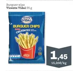 Sorli VICENTE VIDAL Burguer xips oferta