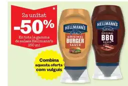 Sorli HELLMANN'S En tota la gamma de salses oferta