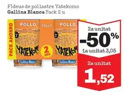 Sorli GALLINA BLANCA Fideus de pollastre Yatekomo oferta