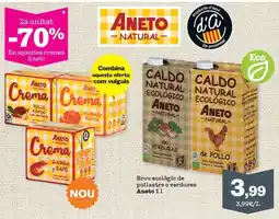 Sorli ANETO Brou ecològic de pollastre o verdures oferta