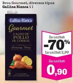 Sorli GALLINA BLANCA Brou Gourmet, diversos tipus oferta
