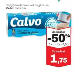 Sorli CALVO Tonyina clara en oli de gira-sol oferta
