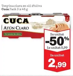 Sorli CUCA Tonyina clara en oli d'oliva oferta