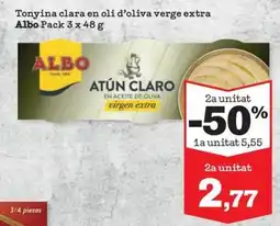 Sorli ALBO Tonyina clara en oli d'oliva verge extra oferta