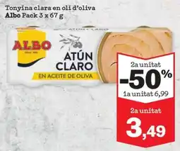 Sorli ALBO Tonyina clara en oli d'oliva oferta