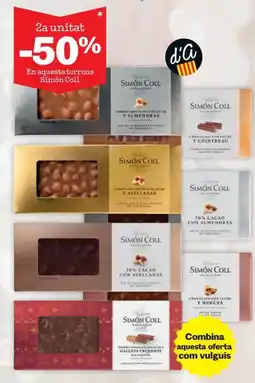 Sorli En aquests torrons Simón Coll oferta