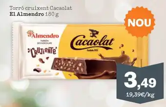 Sorli EL ALMENDRO Torró cruixent Cacaolat oferta