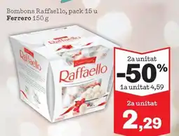 Sorli Bombons Raffaello, pack 15 u Ferrero oferta