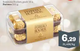 Sorli FERRERO ROCHER Bombons Rocher, pack 16 u oferta