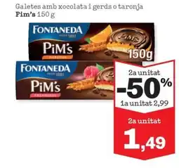 Sorli PIM'S Galetes amb xocolata i gerds o taronja oferta