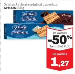 Sorli ARTIACH Galetes Artinata original o xocolata oferta