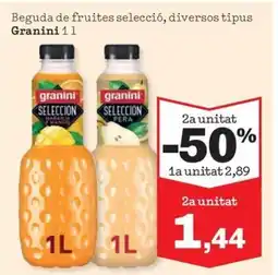 Sorli GRANNI Beguda de fruites selecció, diversos tipus oferta