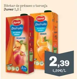 Sorli JUVER Néctar de préssec o taronja oferta