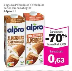 Sorli ALPRO Beguda d'ametlles o ametlles sense sucres afegits oferta