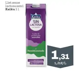 Sorli KAIKU Llet sense lactosa semi oferta